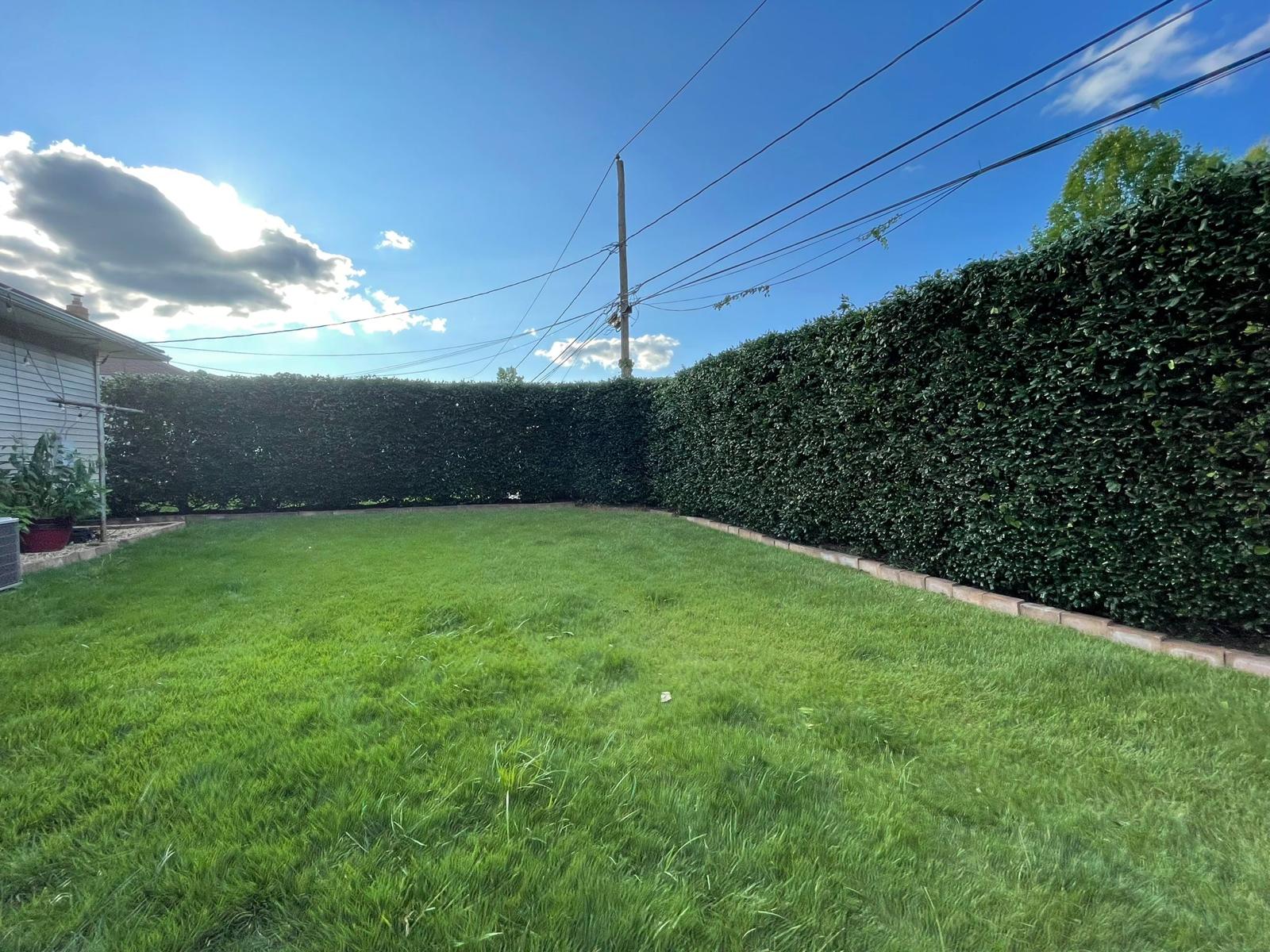 Landscaping work